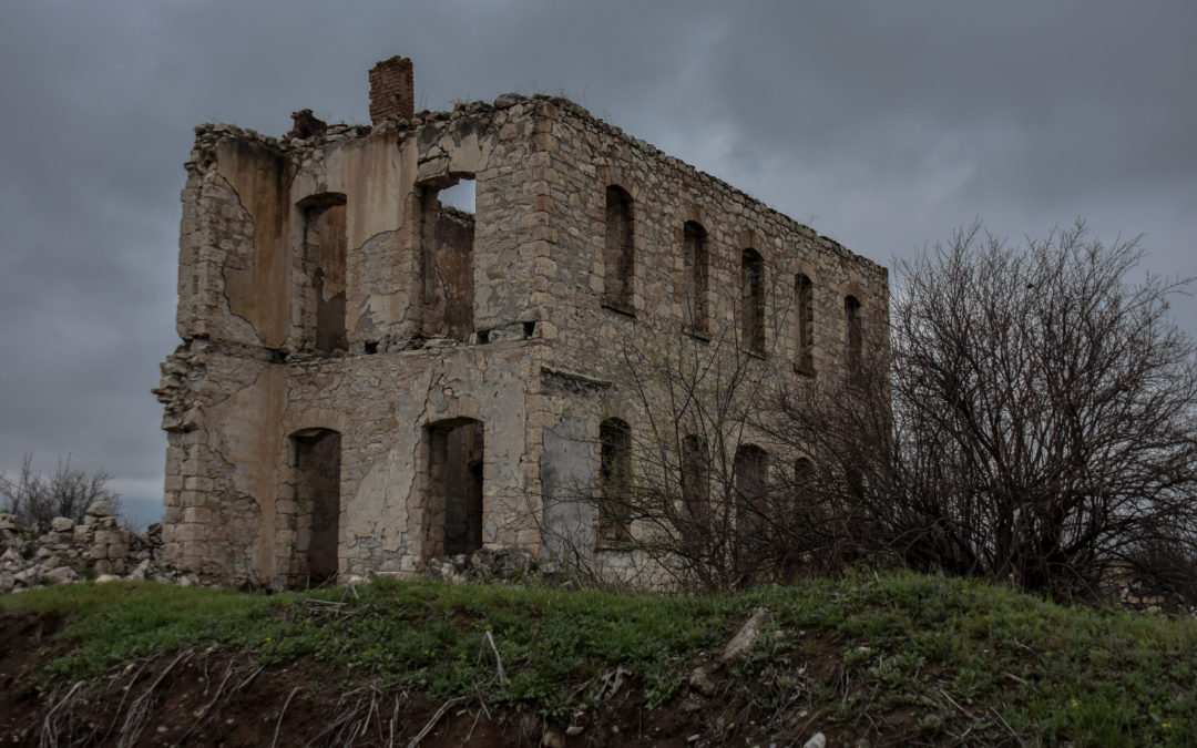 World’s Least Known Conflict Zone-Venturing In to the Ghost Town and War Zone of Aghdam, Nagorno Karabakh