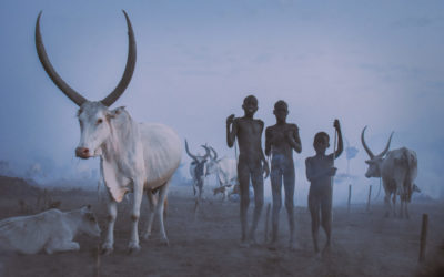 Smiles, Wrestling and Bullets Flying Overhead While Camping with the Mundari Tribe of South Sudan