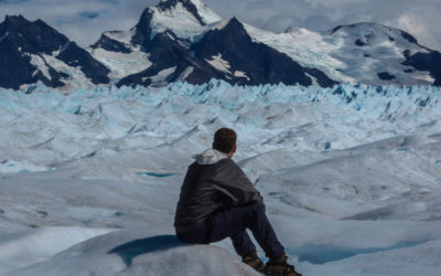 Endless Patagonia Steppes and Walking Along the Ice Caves, Crevices and Emerald Pools of a Glacier