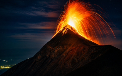 Climbing an Erupting Volcano/Fuego in Guatemala