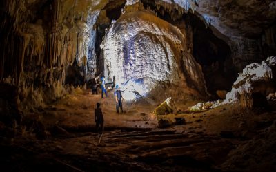 Walking Among the Bones of Human Sacrifices in the Mayan Underworld Caves, Belize