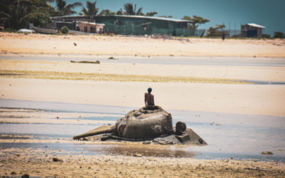 Staying in the Town of Betio, Location of One of the Bloodiest Battles of WWII-Tarawa, Kiribati