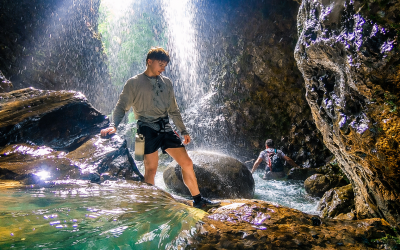 A Day of Canyoneering, Rock Climbing and Rappelling Waterfalls in the Holy Grail Canyon, Saint Lucia